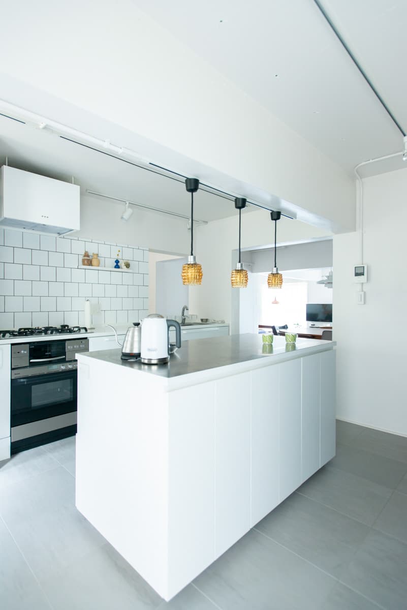 中古マンションのリノベーション後の家具美術館な家