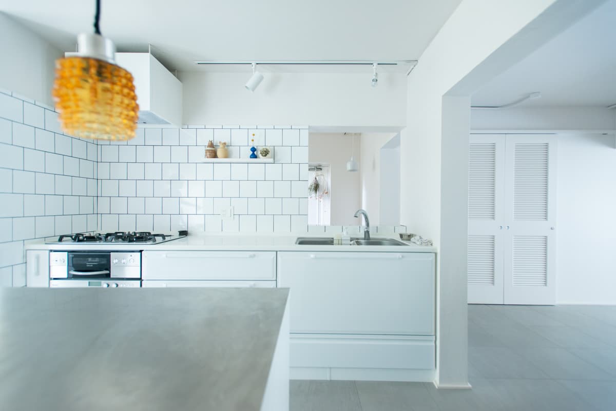 中古マンションのリノベーション後の家具美術館な家